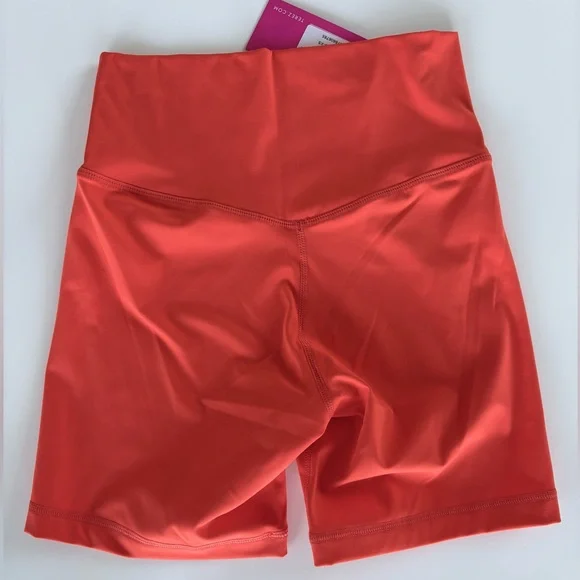 NWT Terez Hazard Orange High Rise Action Booty Short, XS - Picture 3 of 4